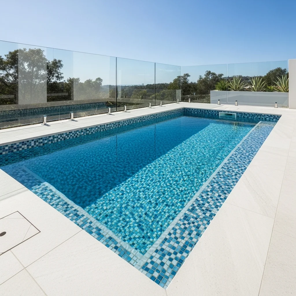 Modern Tiled Plunge Pool