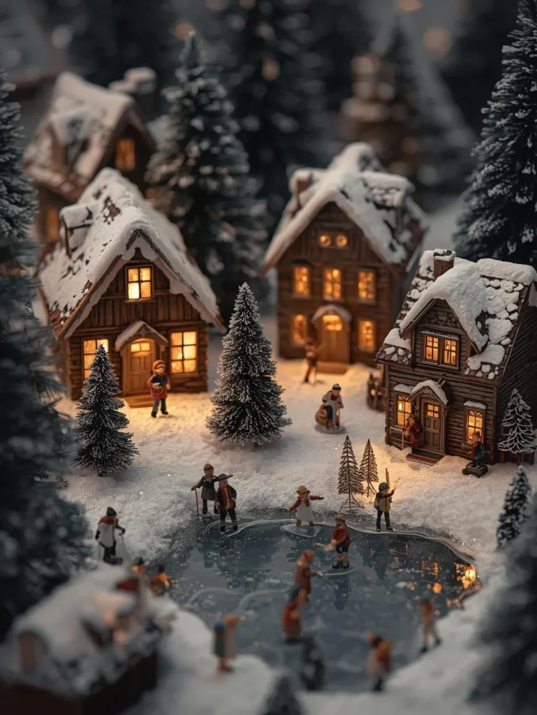 Old-Fashioned Christmas Village