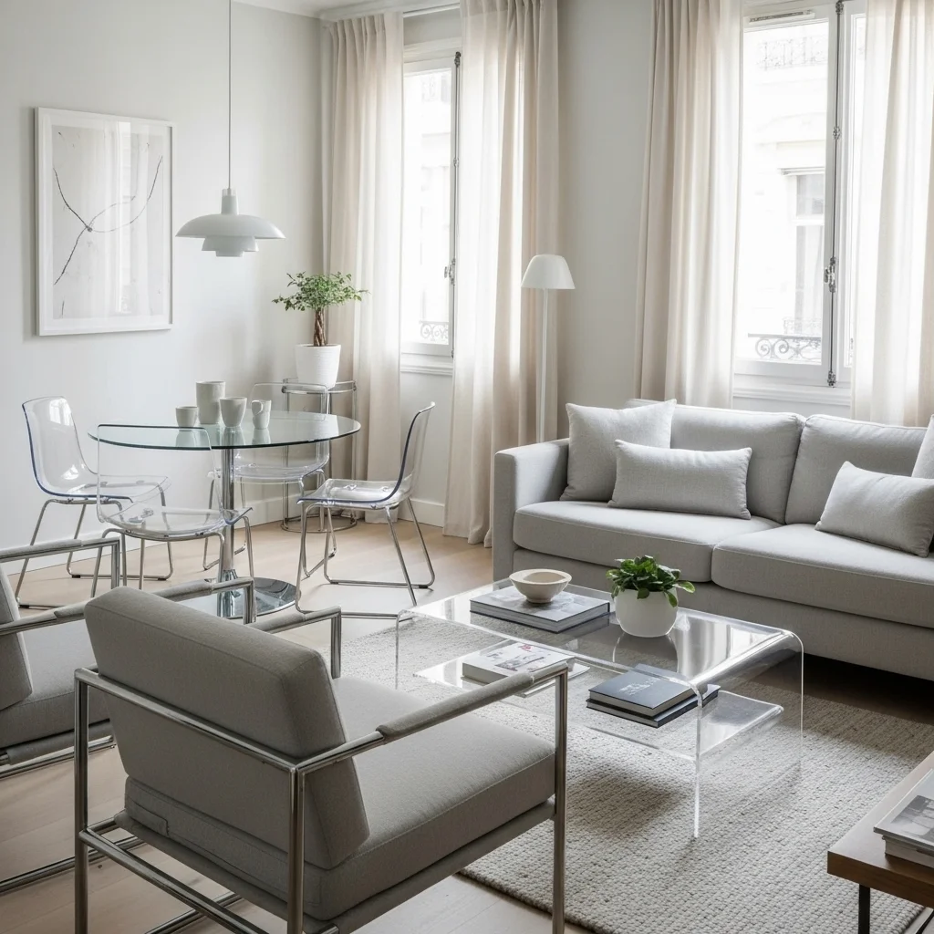 Opt for Transparent or Light Furniture