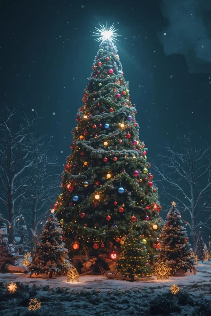 Outdoor Christmas Tree