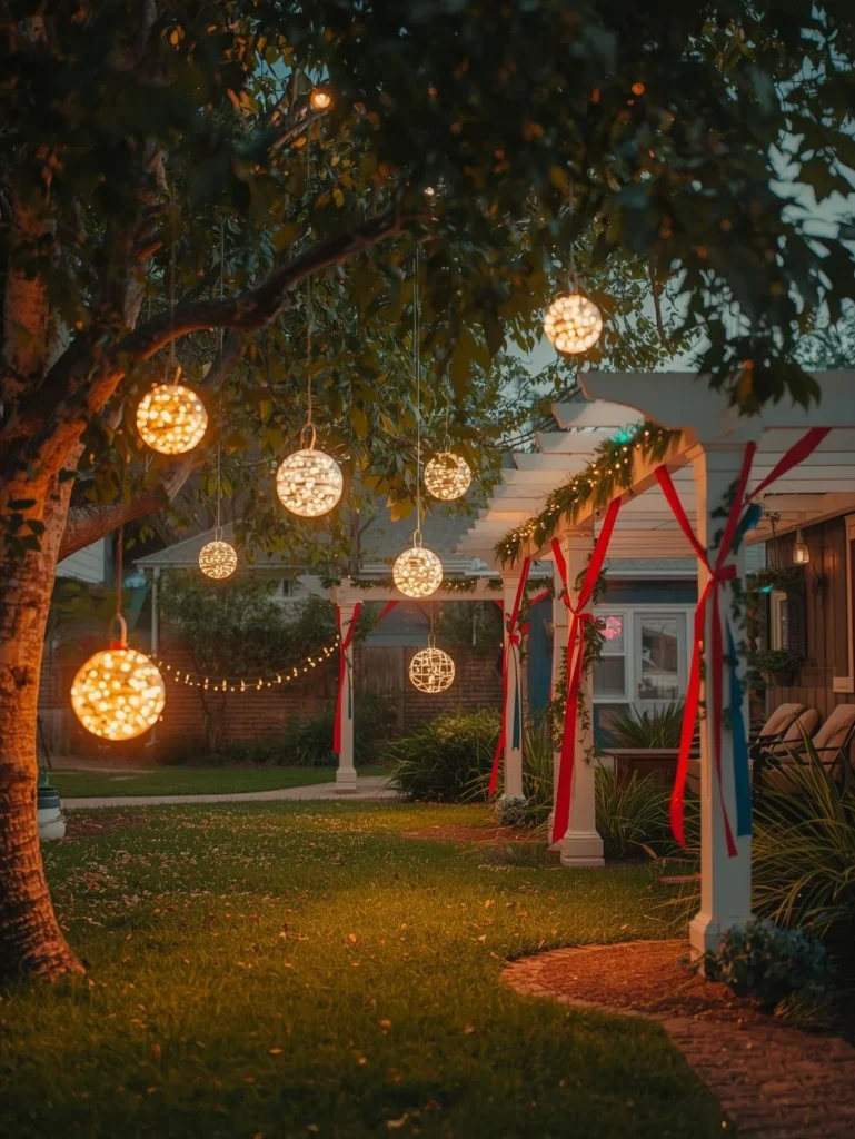 Outdoor Hanging Orbs