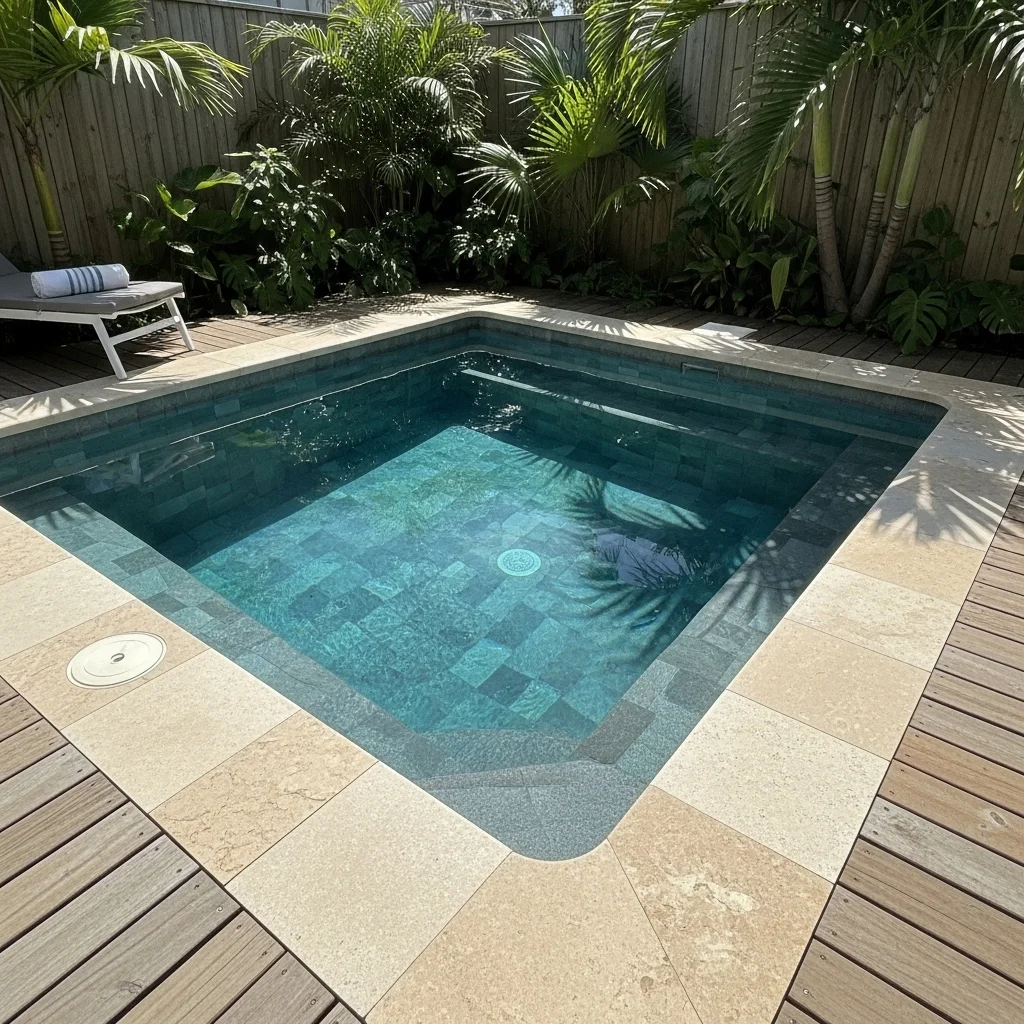 Pebble Finish Plunge Pool