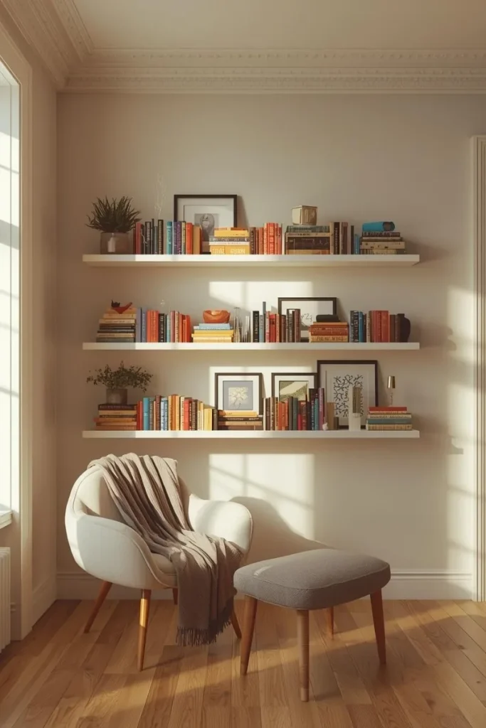 Picture Ledges as a Bookshelf Alternative