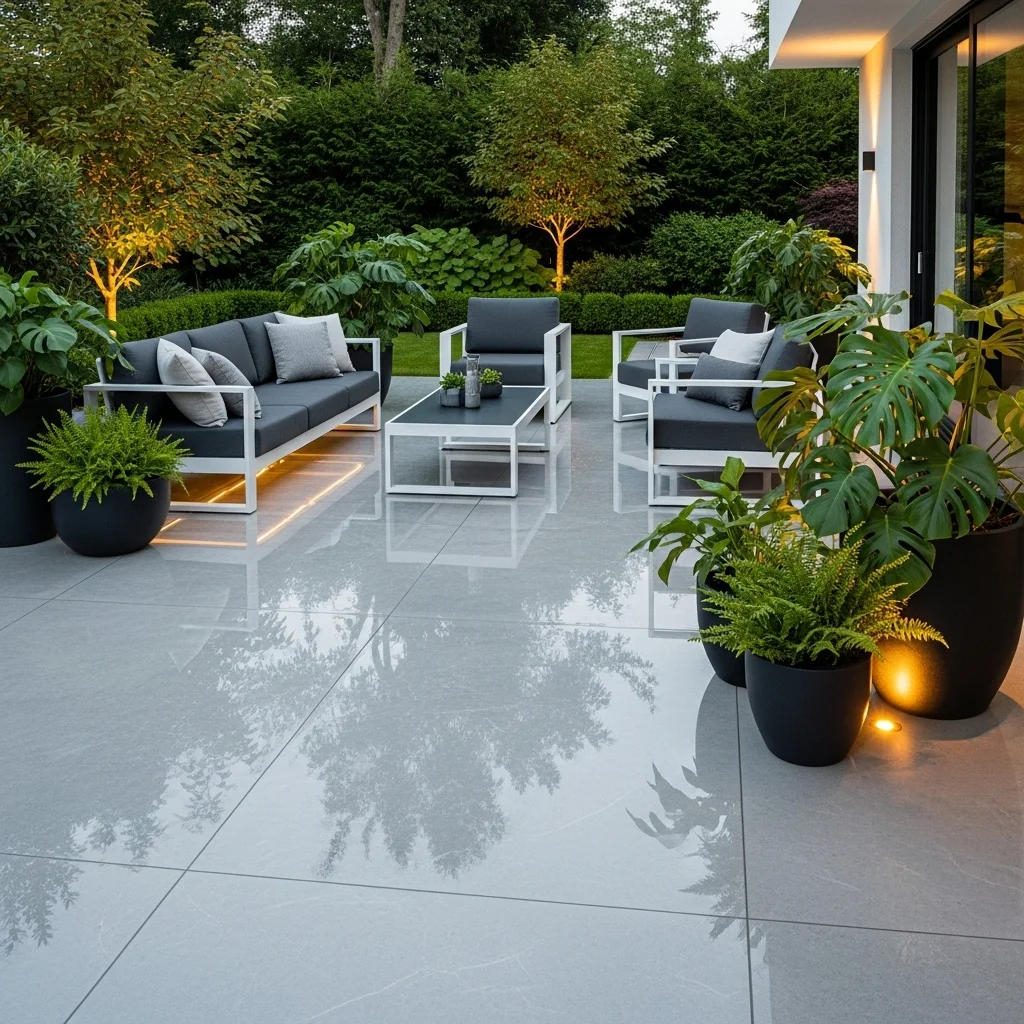 Polished Concrete Patio