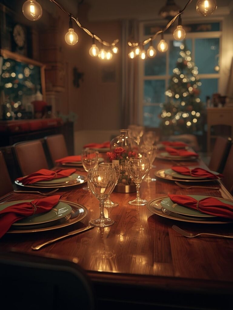  Retro Holiday Table Setting