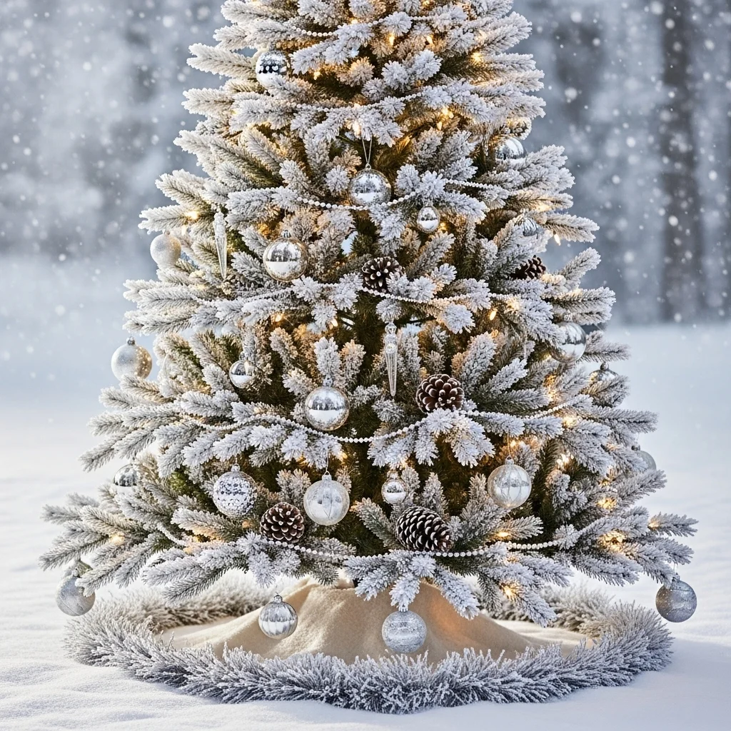  Snow-Dusted Branch Lighting