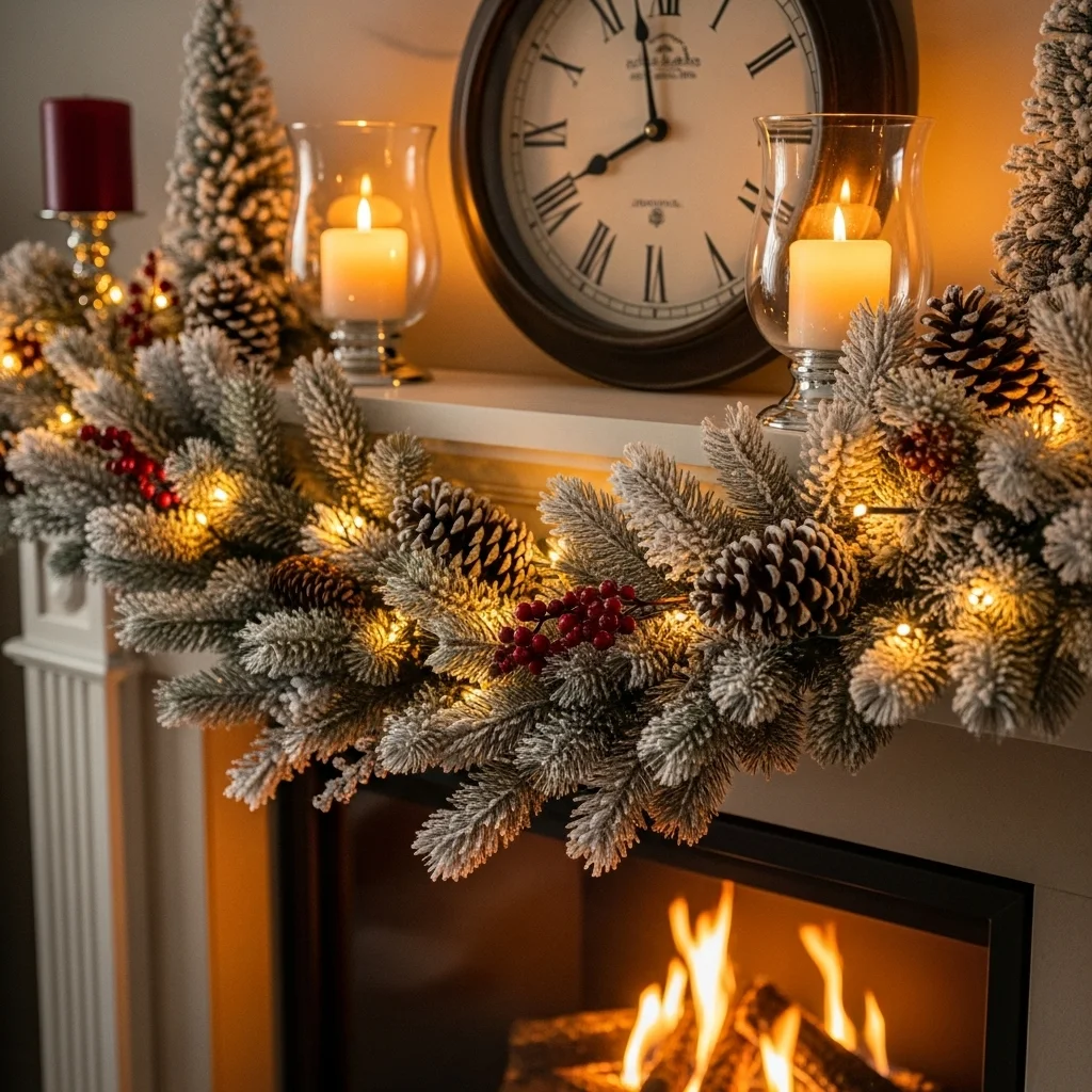 . Snow-Dusted Branches