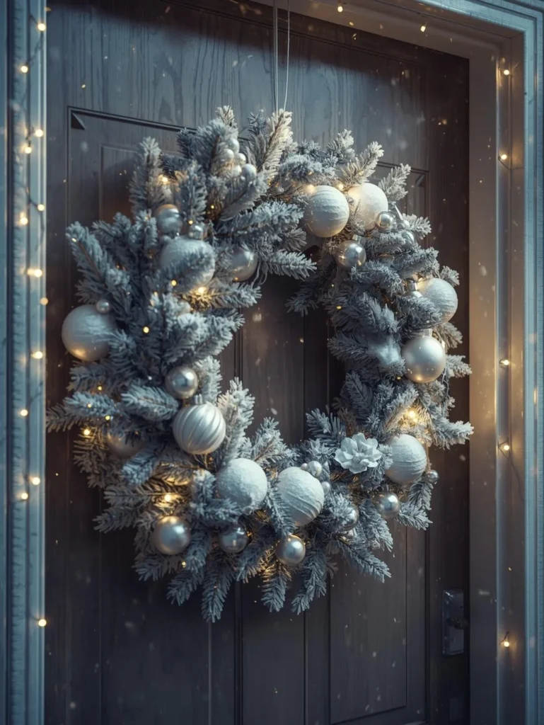 Snowy White Wreath