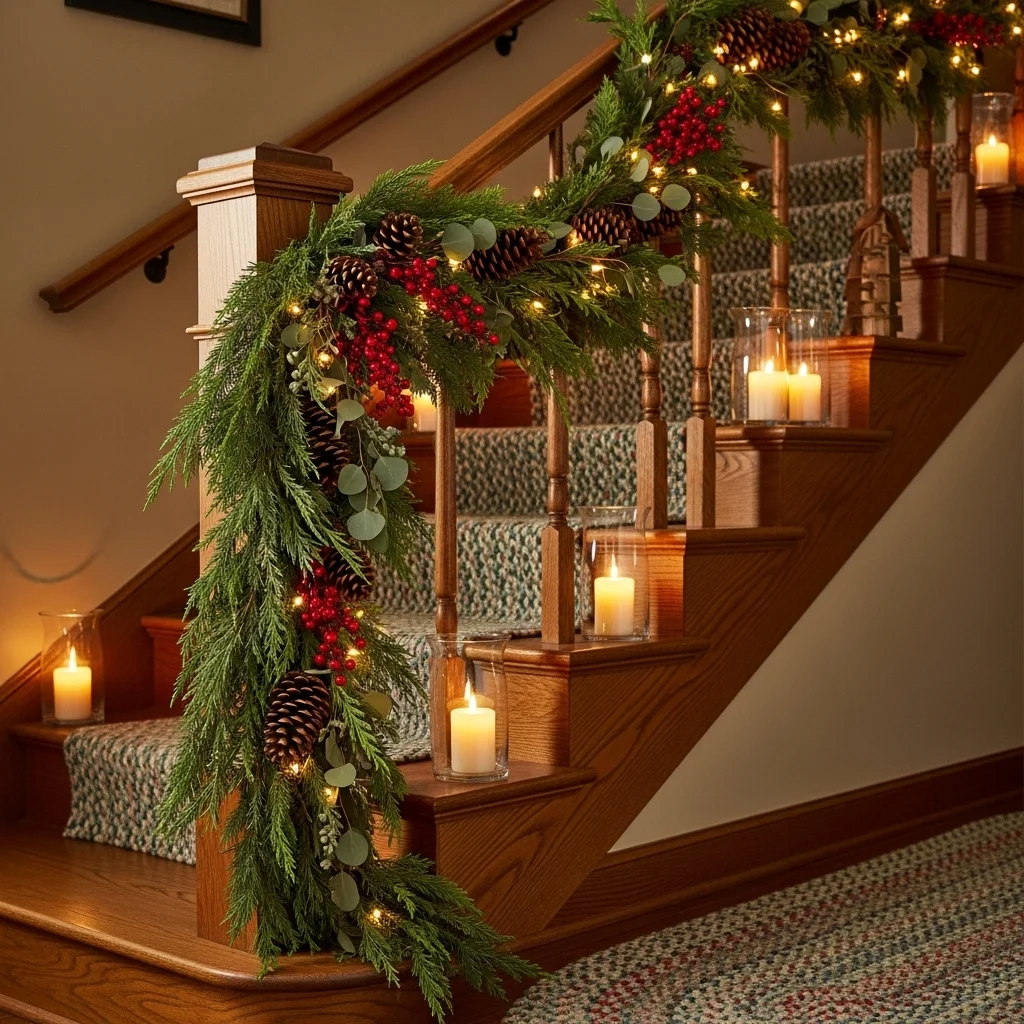  Staircase Garland Illumination