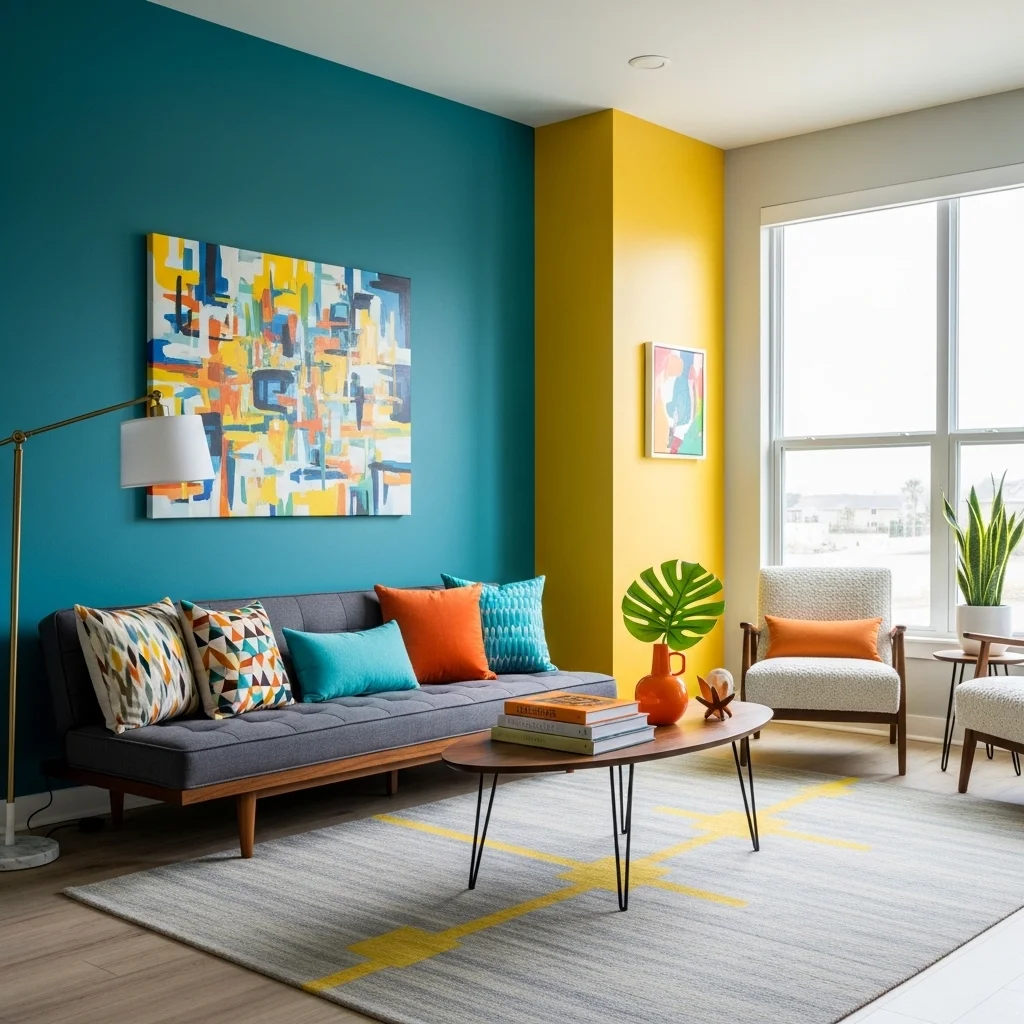  Statement Accent Walls in Bold Colors