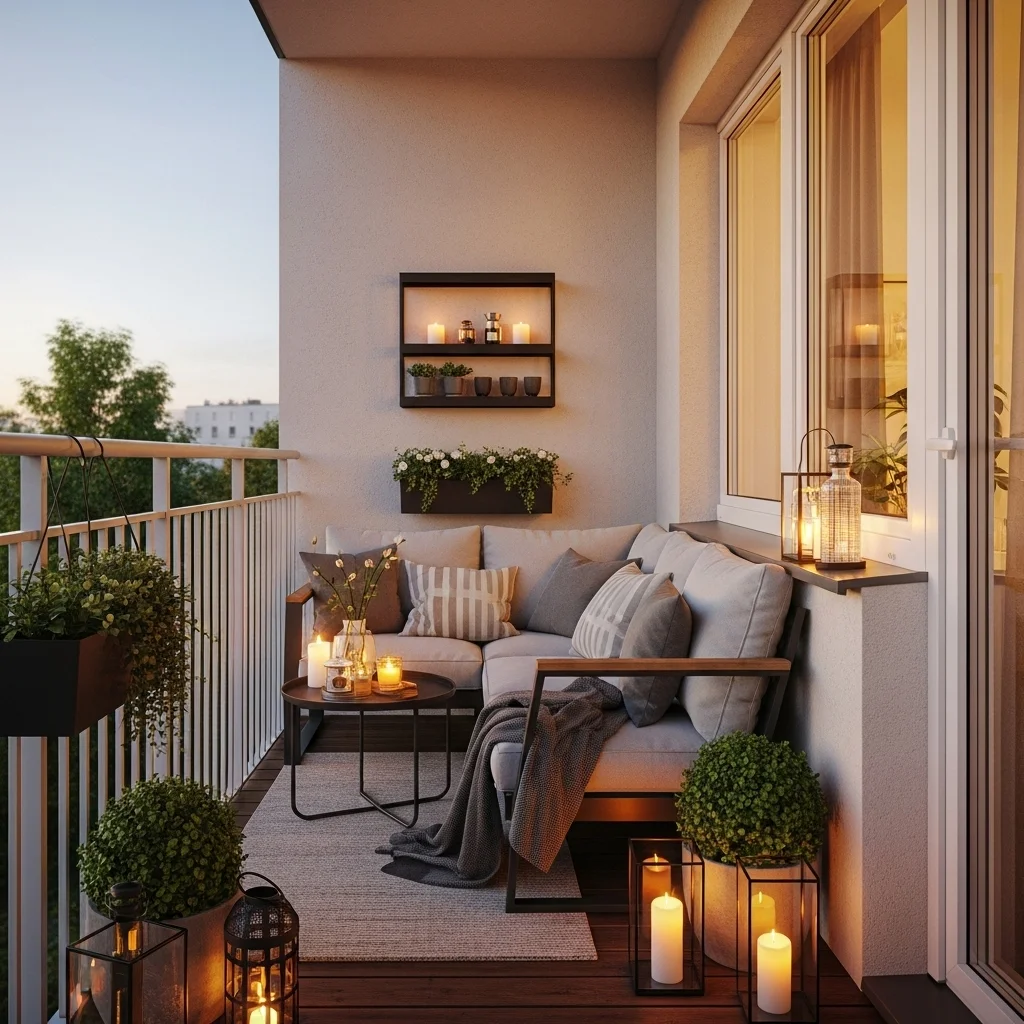 Turn the Balcony into a Cozy Outdoor Escape