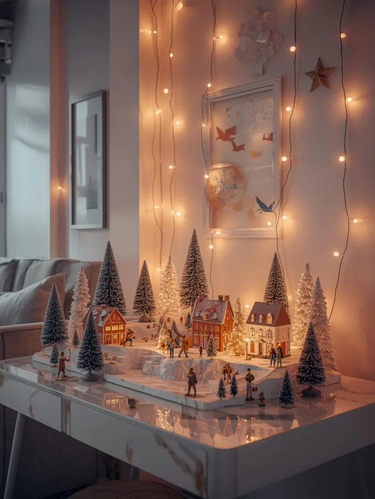 Tabletop Christmas Village