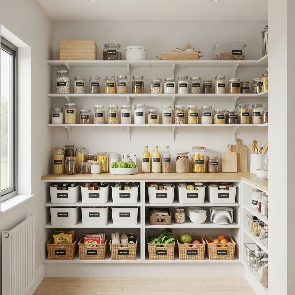 Use Baskets and Bins for Categorized Storage