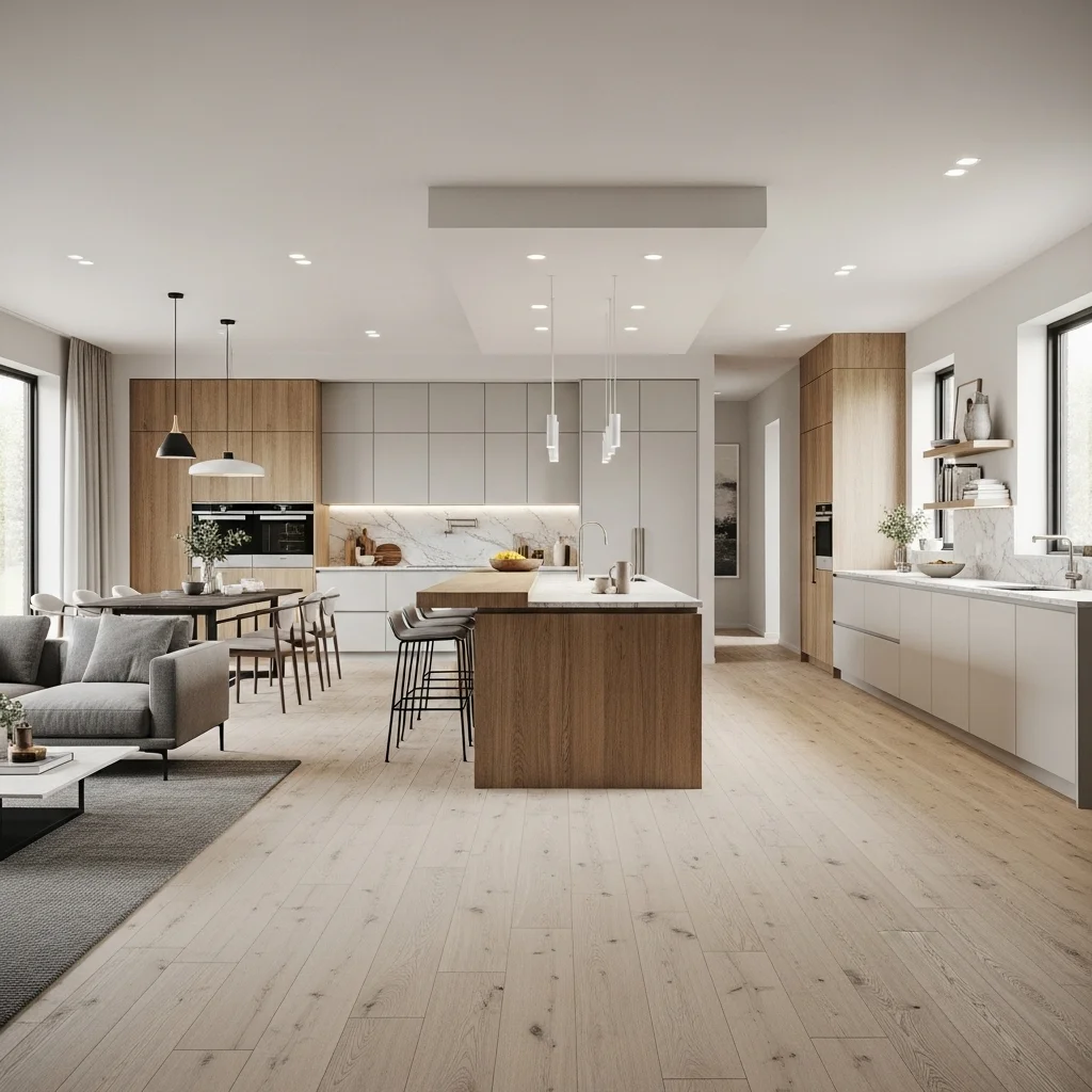  Use Flooring to Create Flow