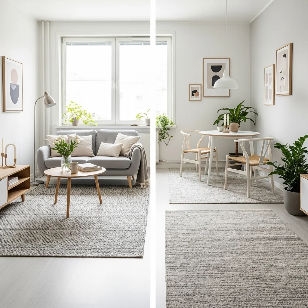 Use Rugs to Define Spaces