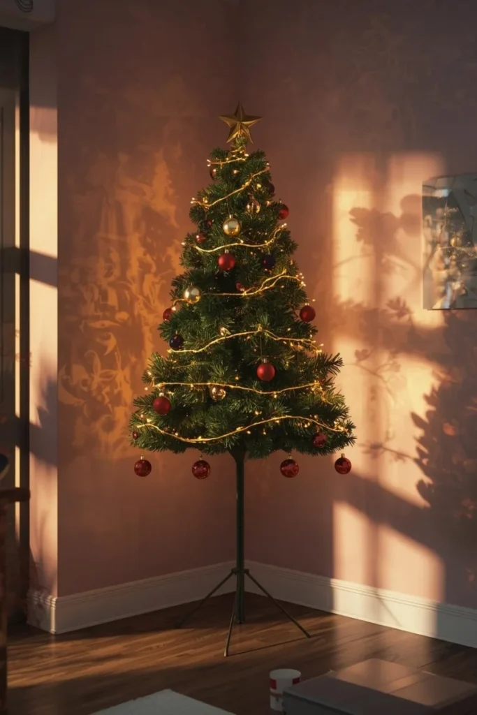 Wall-Mounted Christmas Tree
