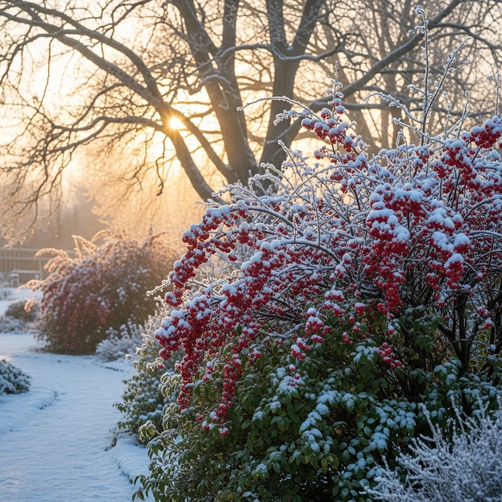 Winter Berry Bushes