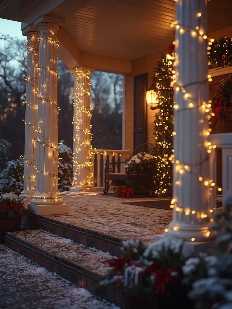 Wrapped Pillar Lights