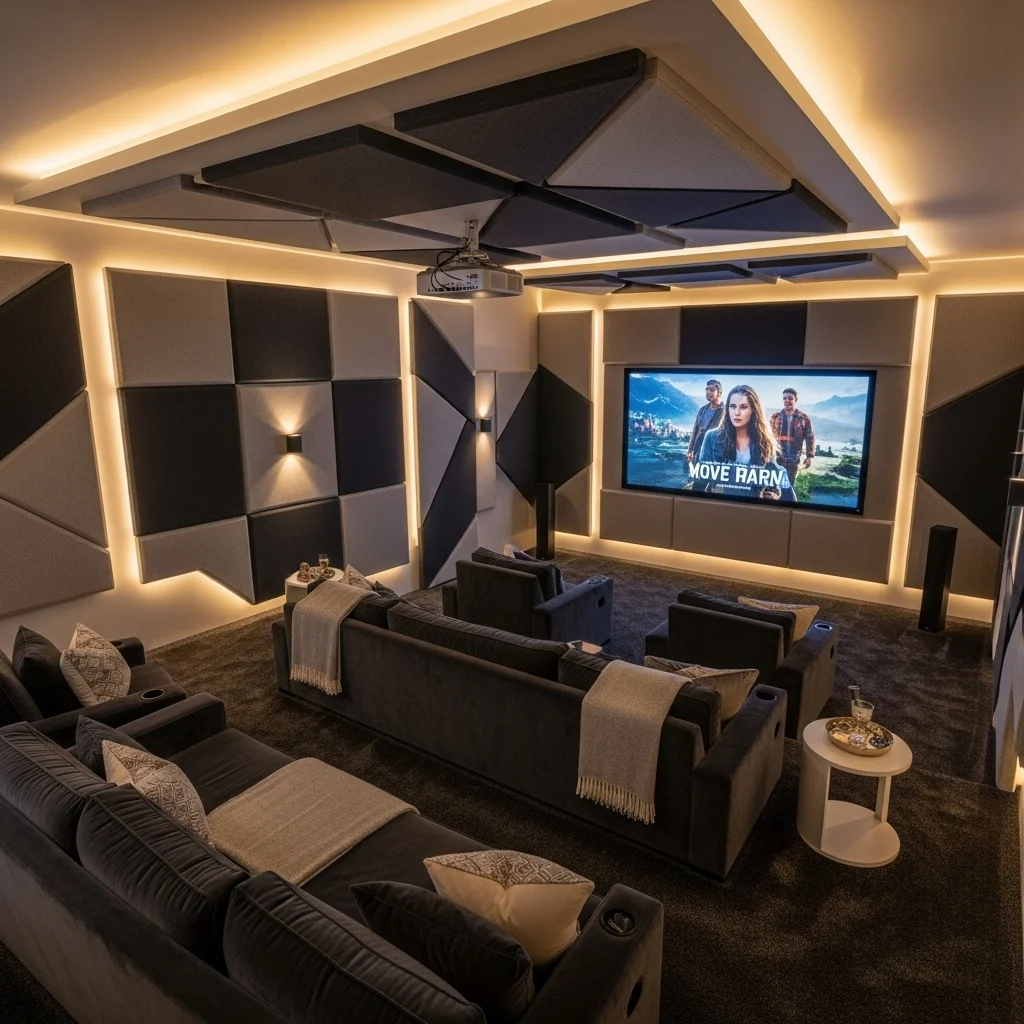 Add Acoustic Wall Panels for Better Sound