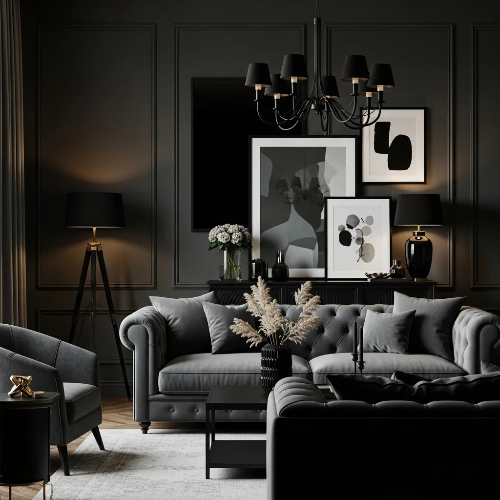  Add Black Accents for Bold Contrast