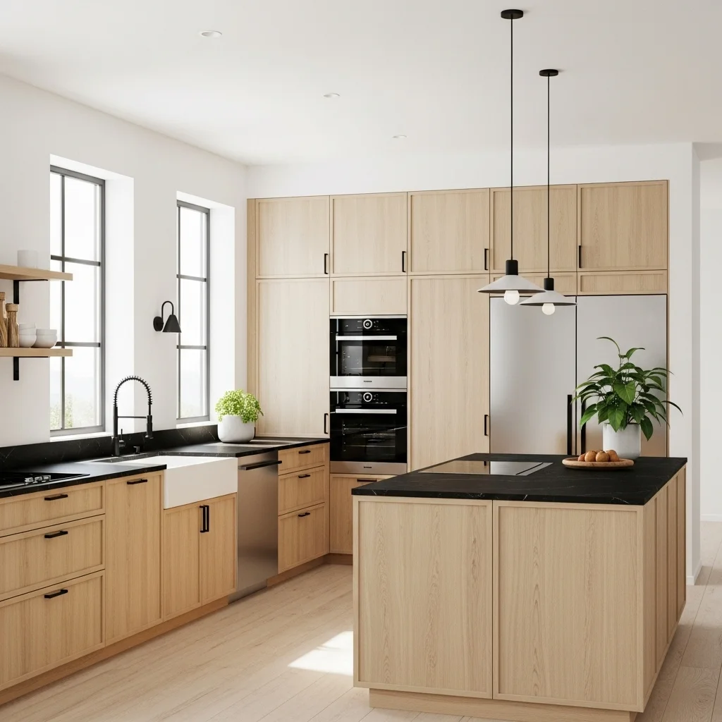 Add Black Accents for Modern Contrast