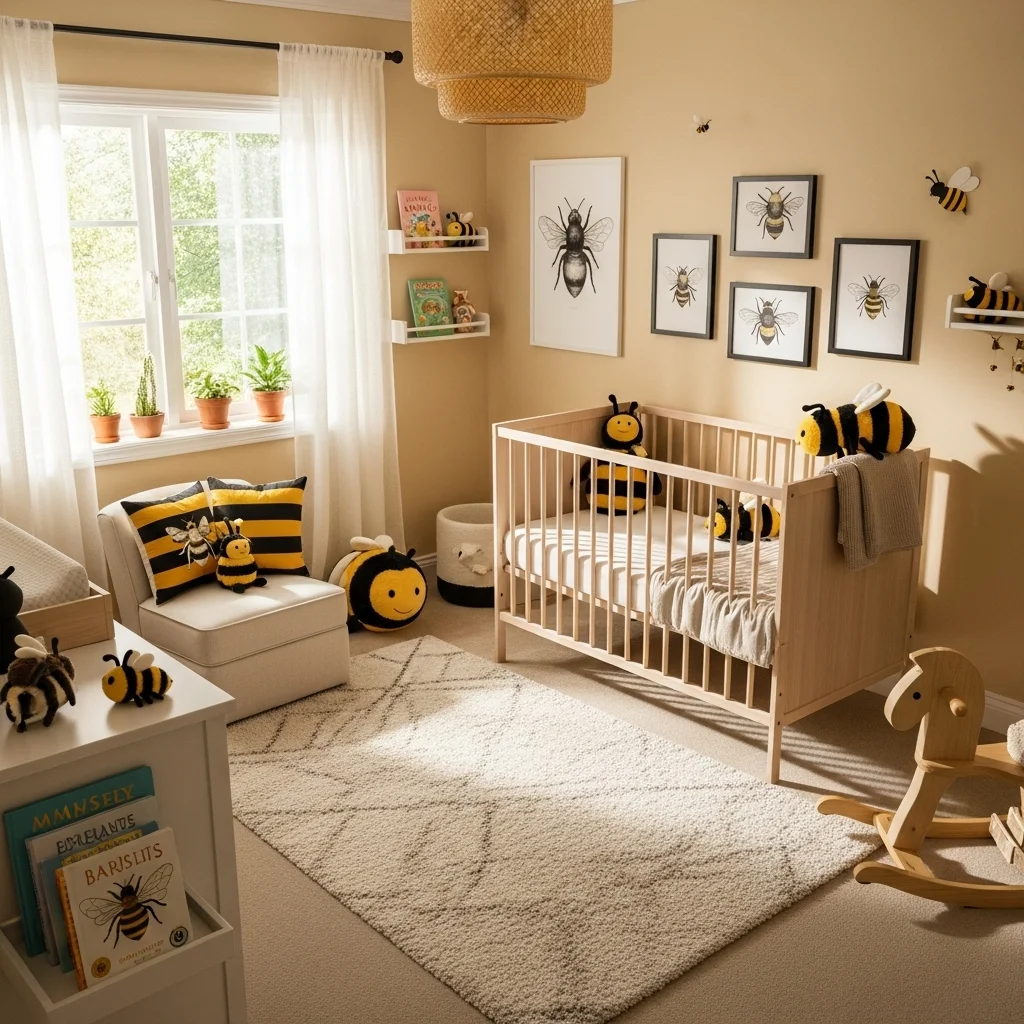  Add Black-and-White Bee Contrast Accents