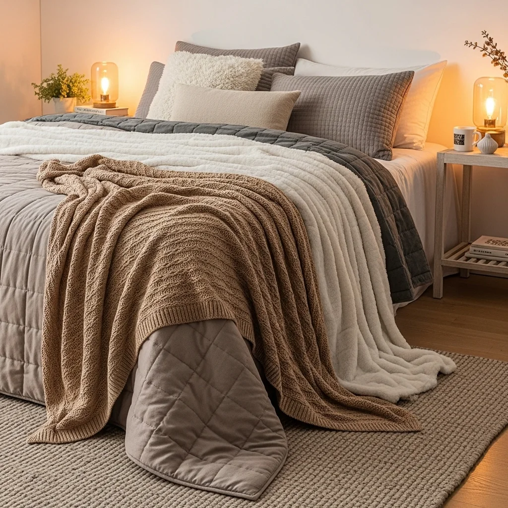 Add Cozy Bedside Throws
