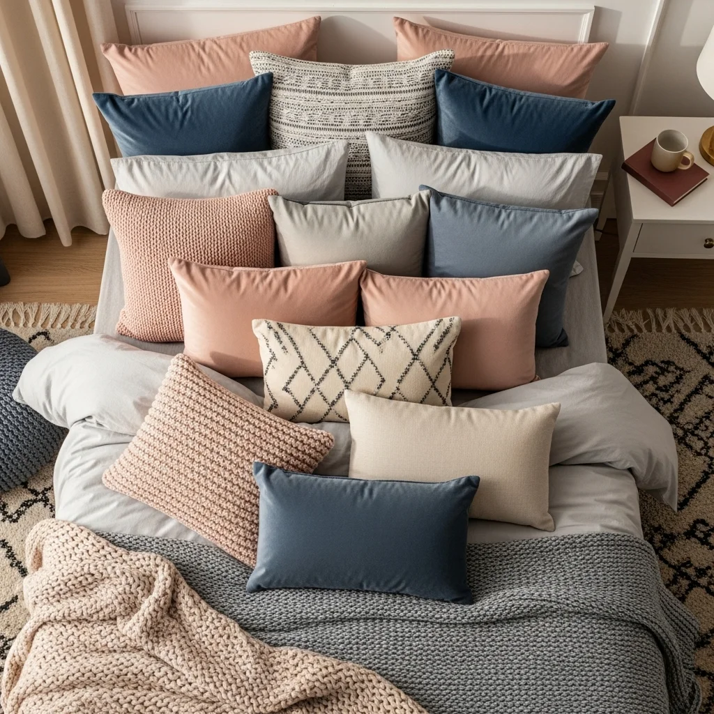 Add Decorative Pillows for Softness and Depth