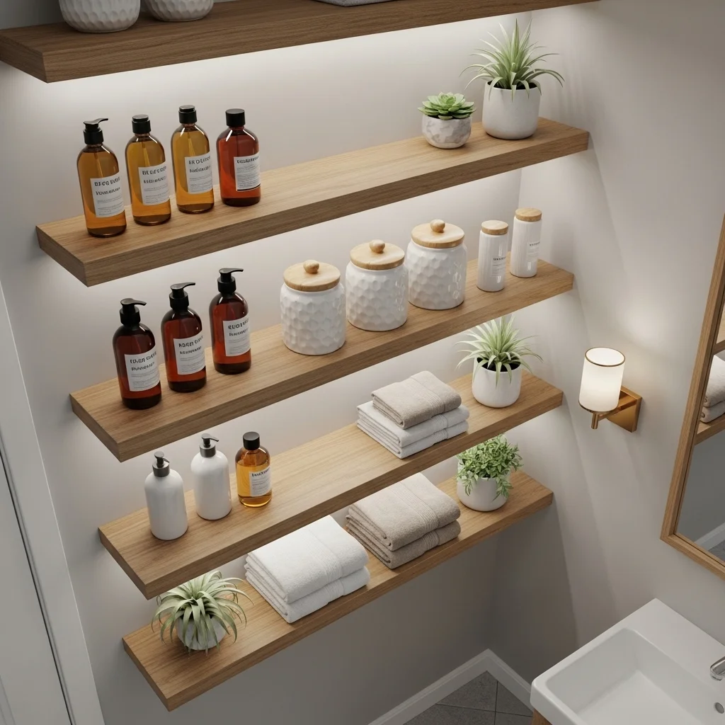 Add Floating Shelves