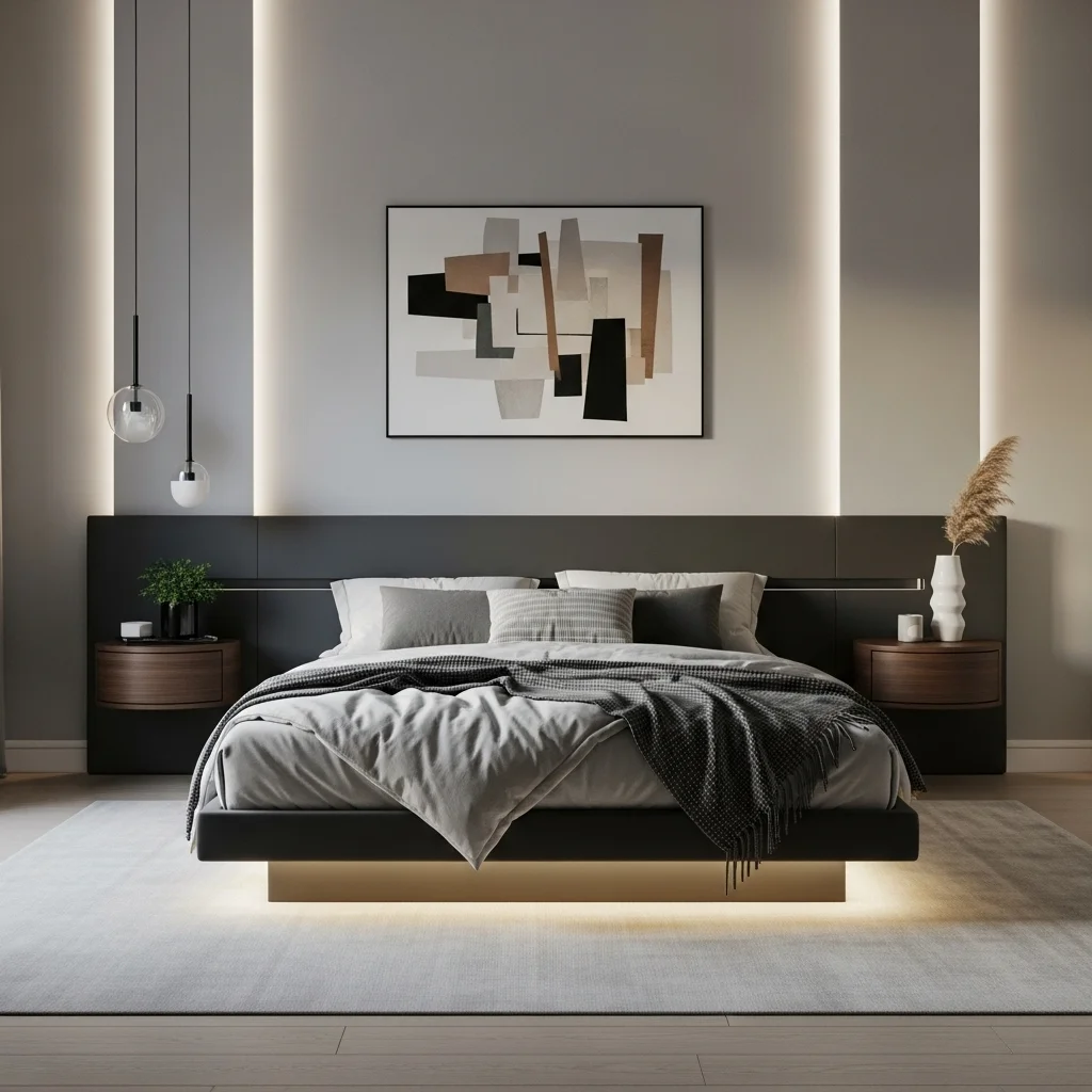 Add Floor Uplighting for a Modern Twist