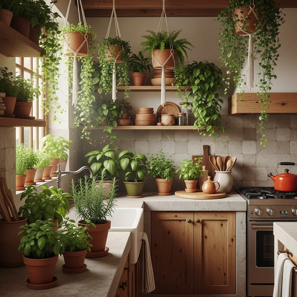 Add Greenery for Life and Freshness