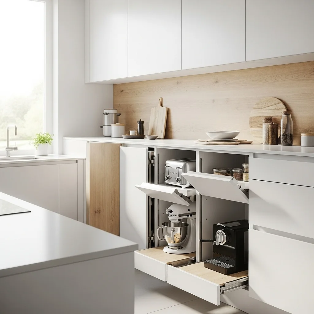 Add Hidden Appliance Garages