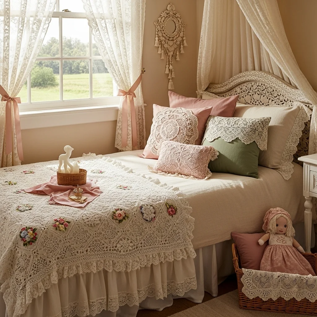  Add Lace or Crochet Textiles