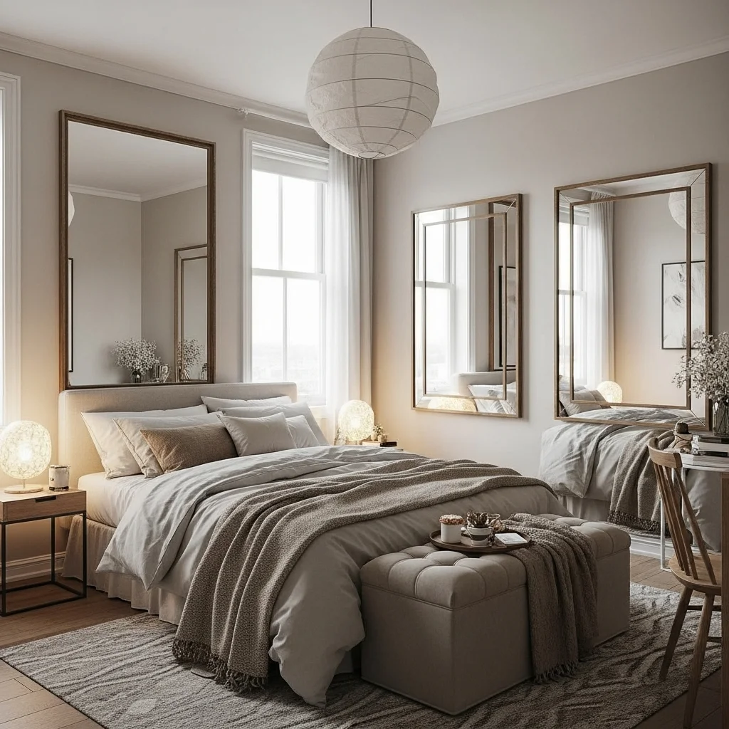  Add Large Mirrors to Reflect Light