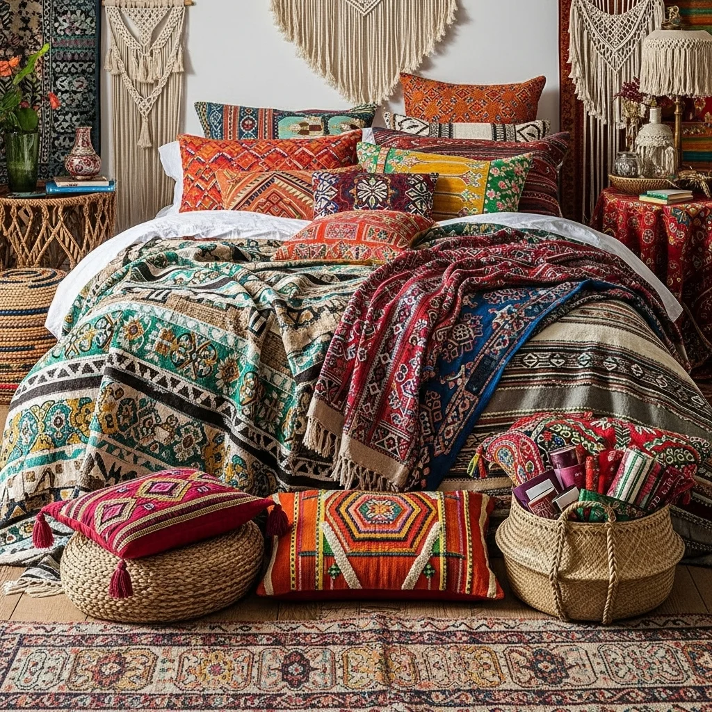 Add Layered Textiles and Global Prints