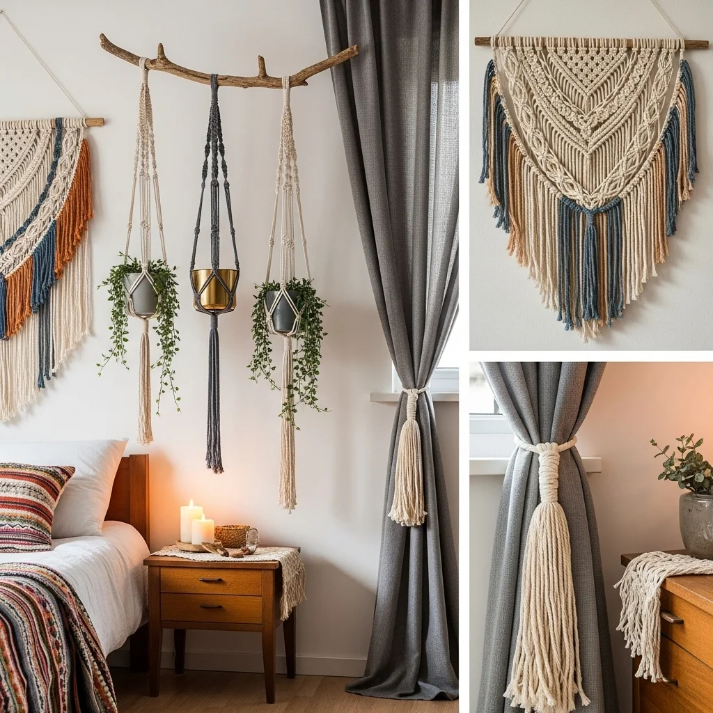 Add Macramé Décor for Boho Texture