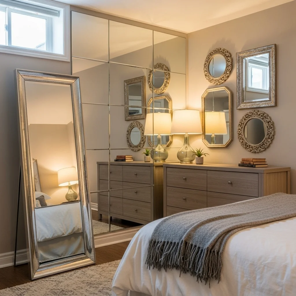 Add Mirrors to Expand Light and Space