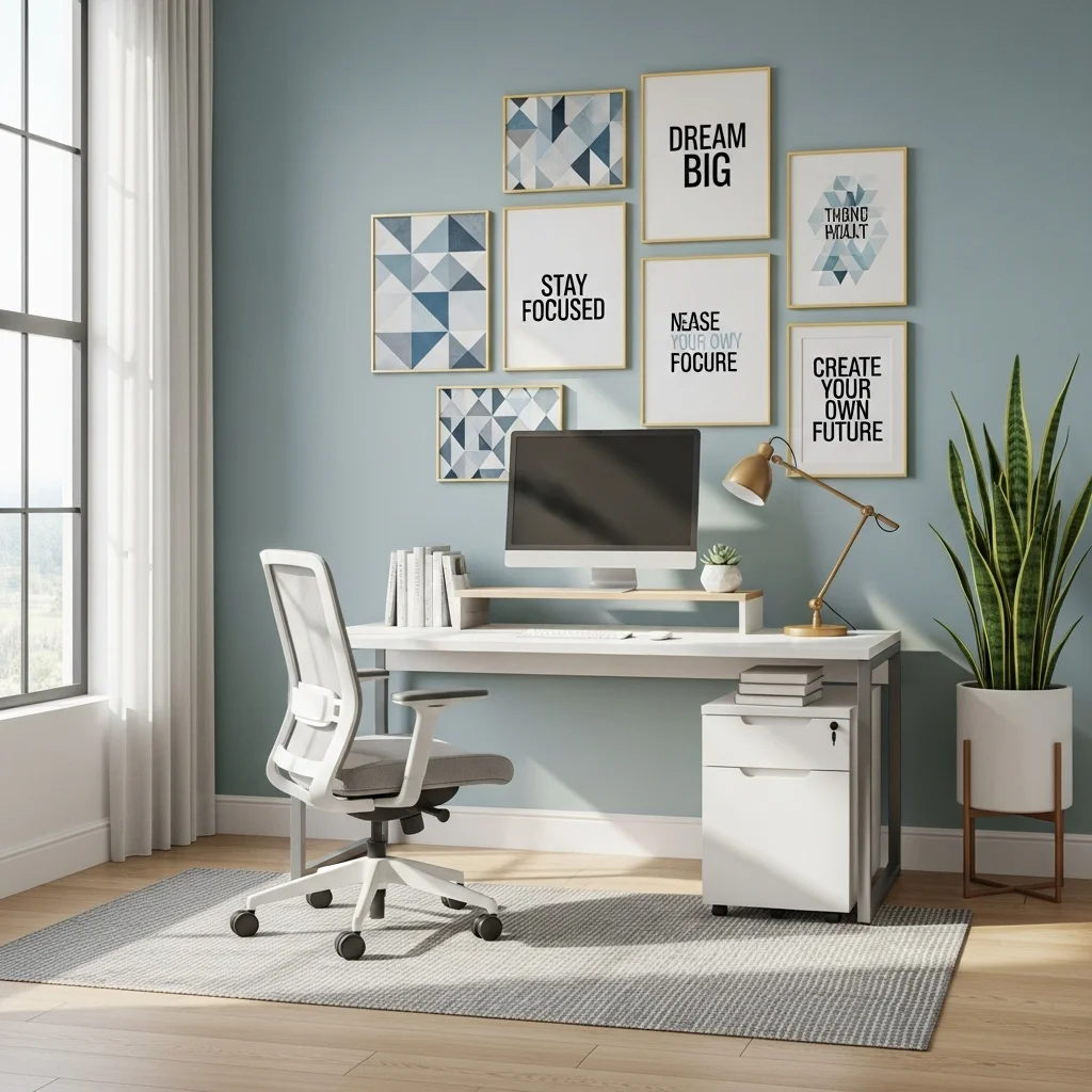  Add Motivational Quotes or Wall Art