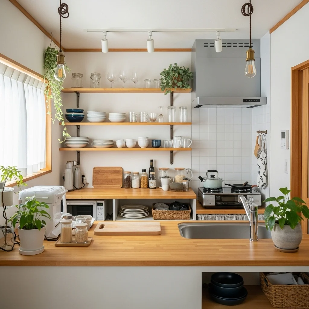  Add Open Shelving for Airy Charm