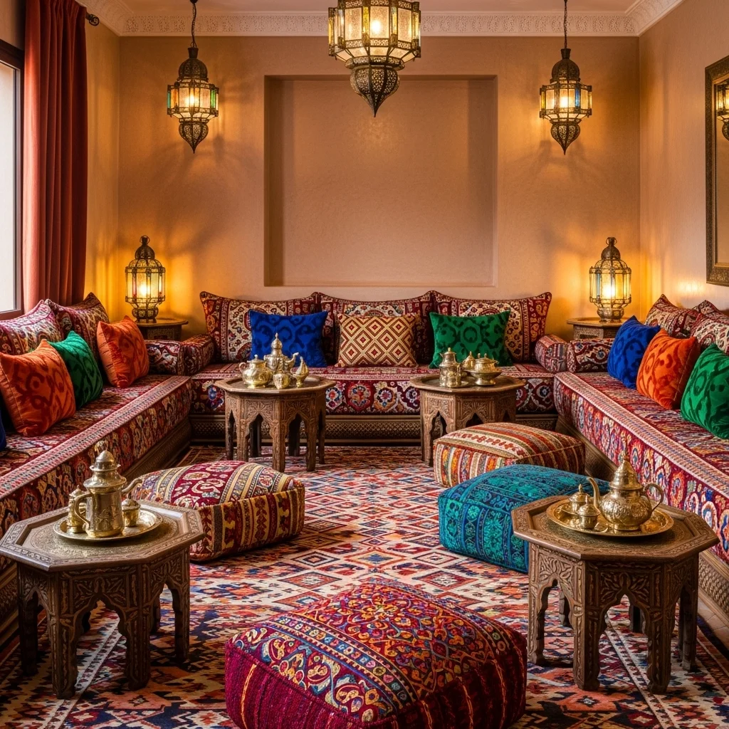 Add Patterned Throw Pillows