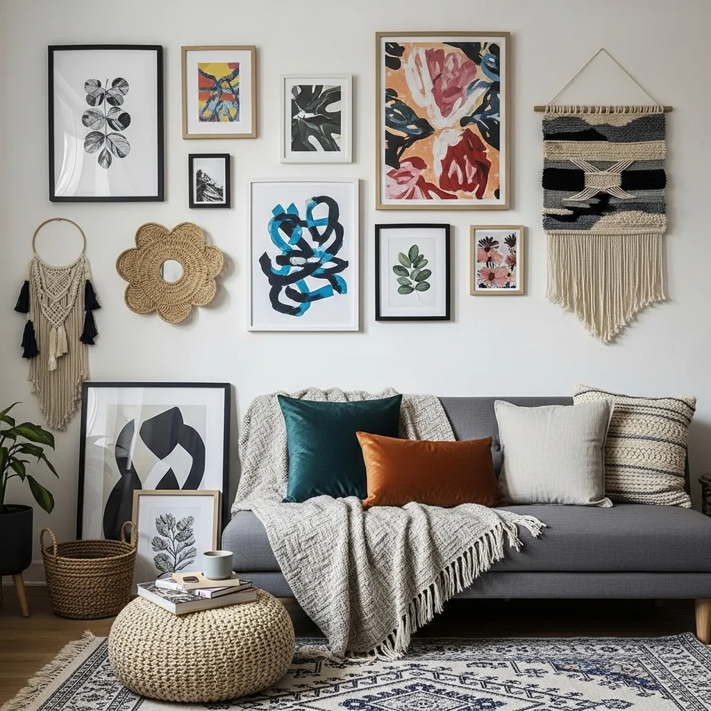 Add Personality with Wall Art and Textures