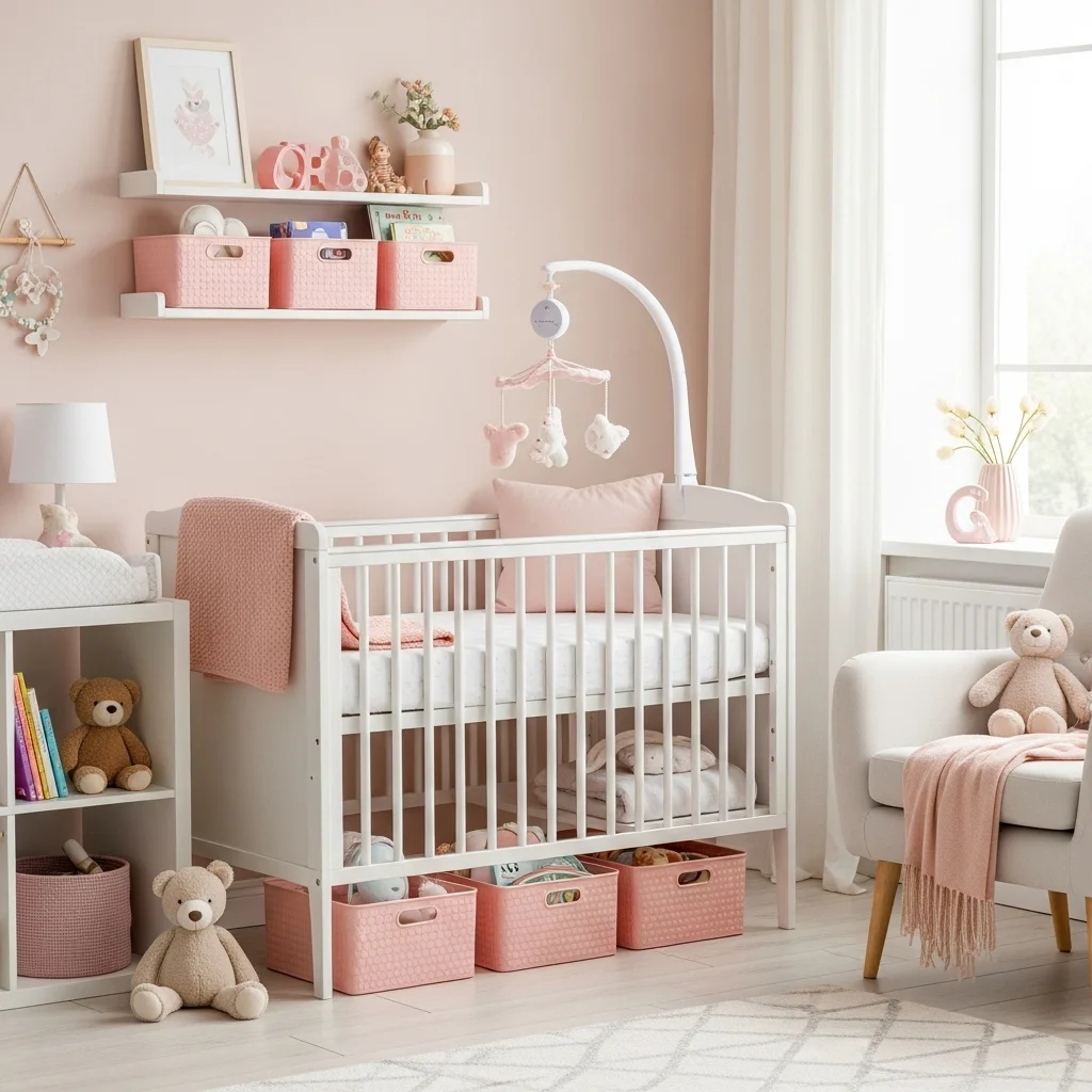  Add Pink Storage Baskets for Organization