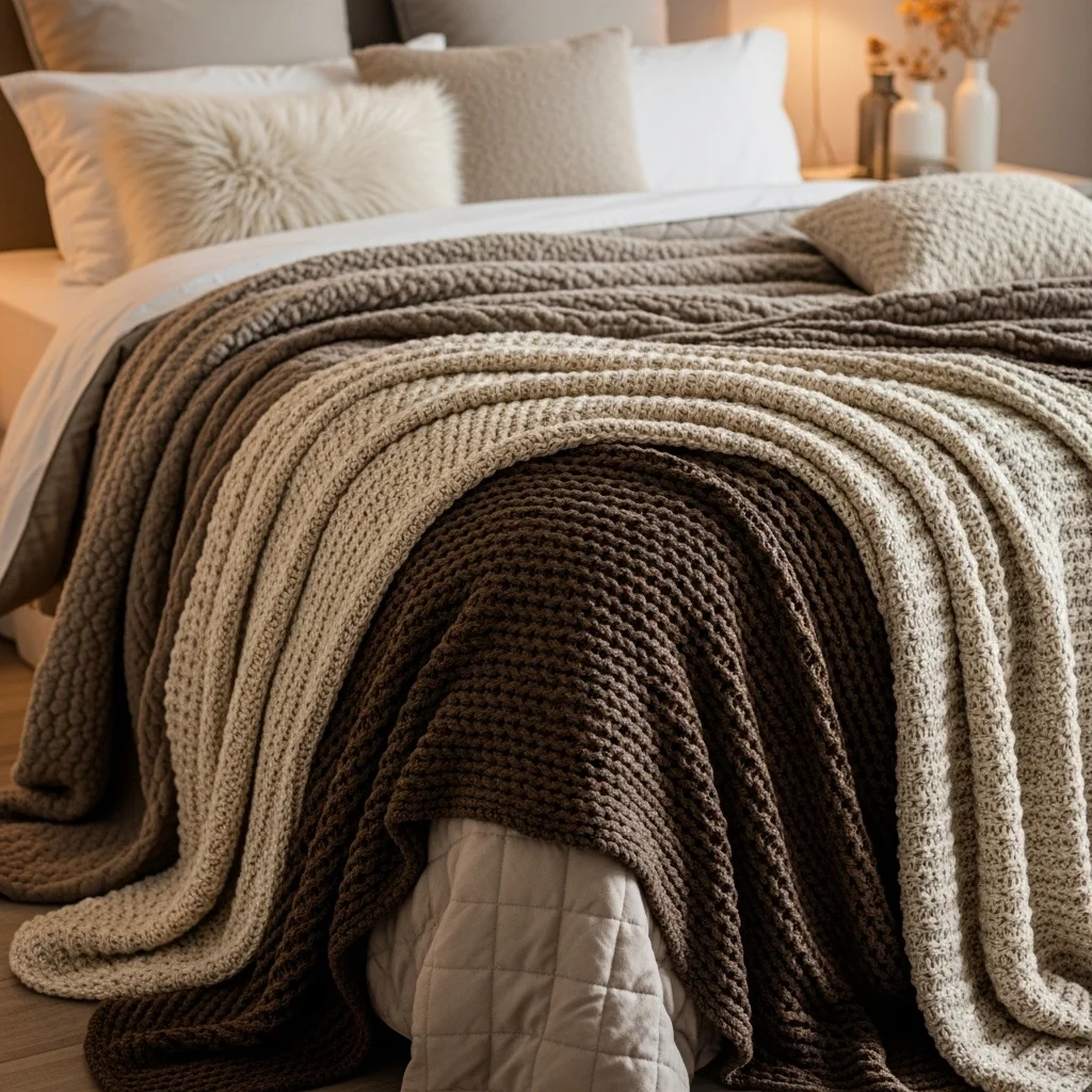 Add Plush Throws and Blankets