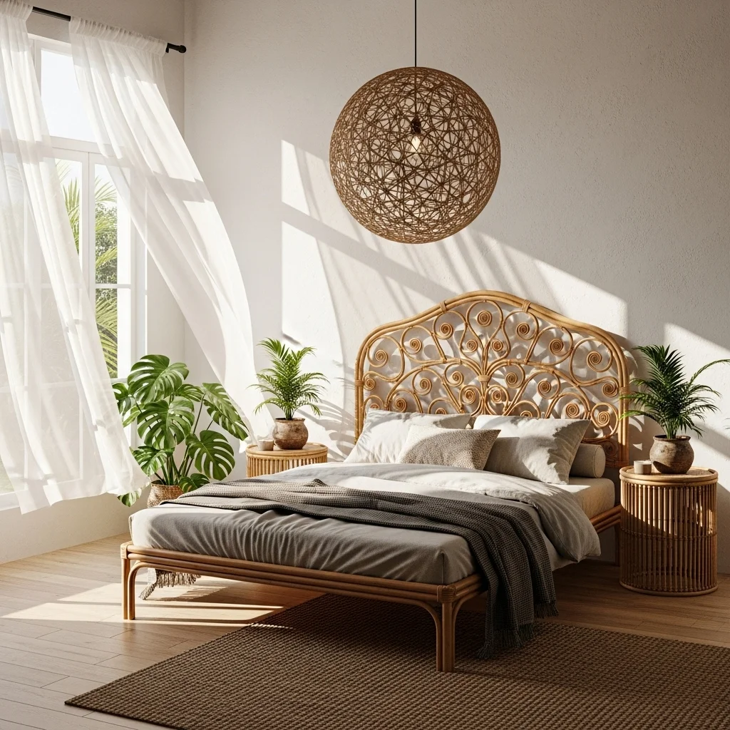 Add Rattan or Bamboo Furniture