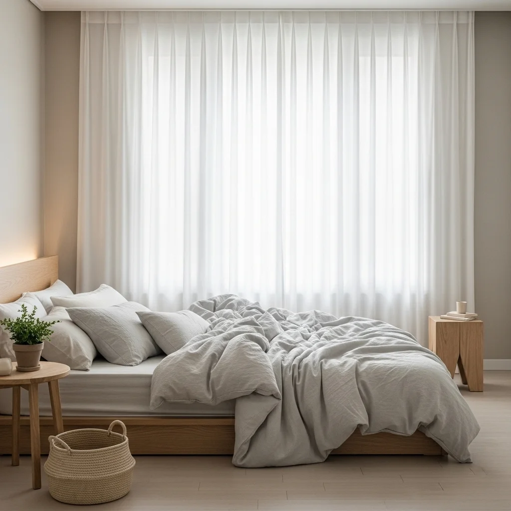 Add Sheer Curtains for Soft Light