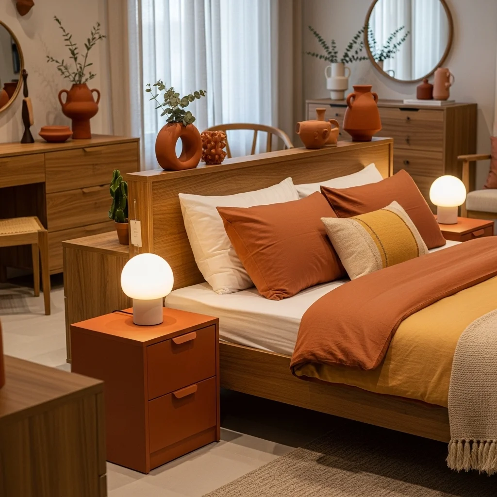 Add Terracotta Bedside Tables