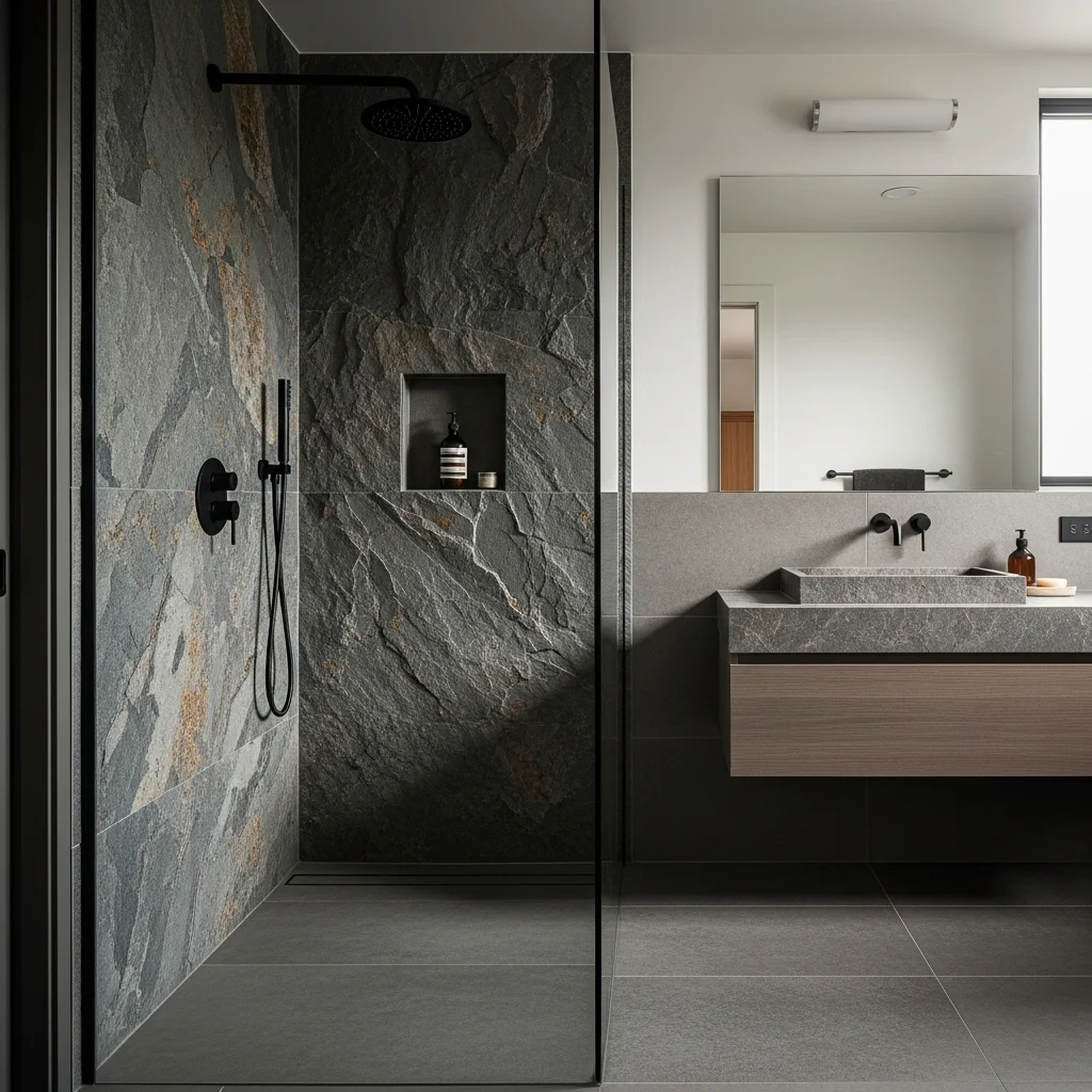 Add Textured Stone or Slate