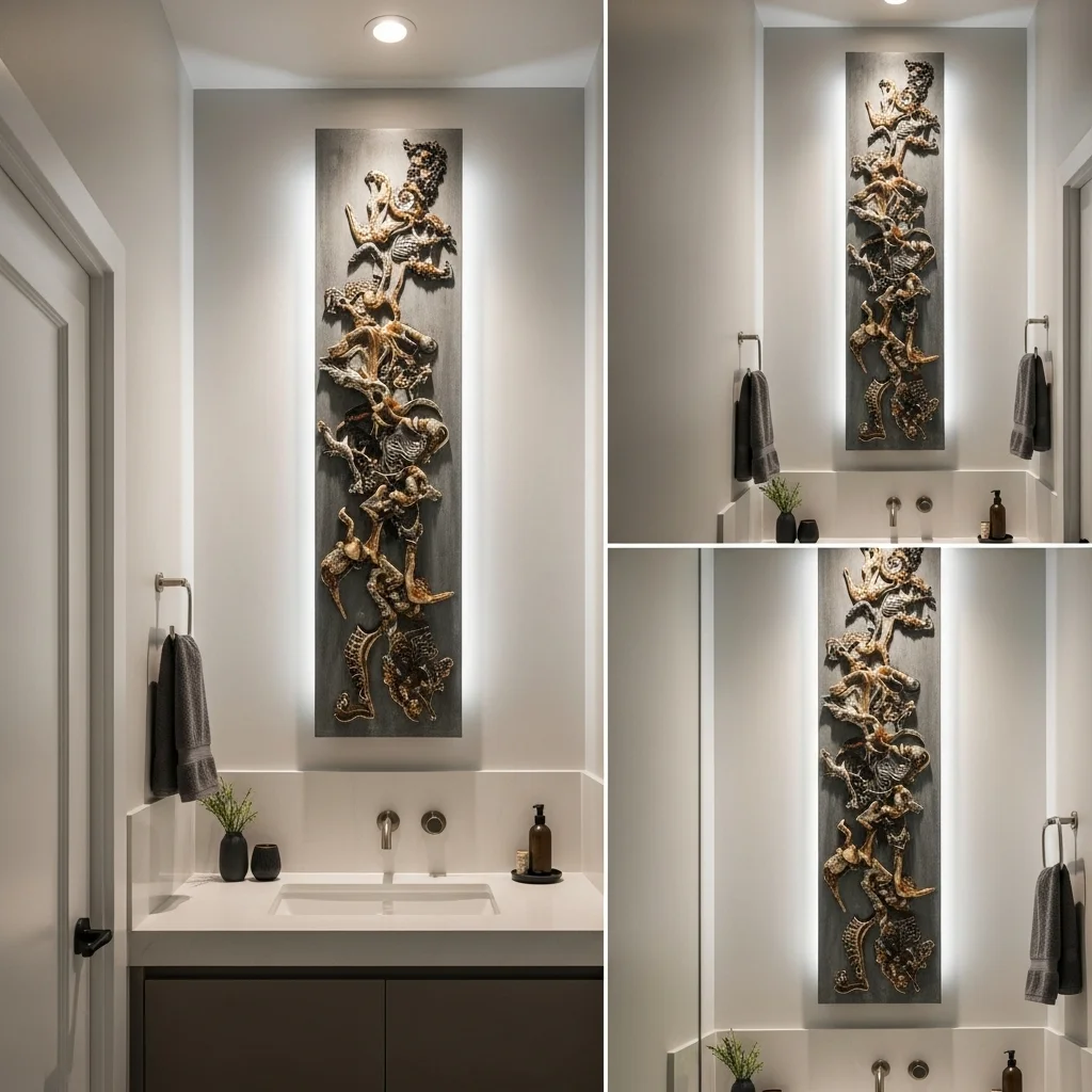  Add Vertical Art or a Wall Sculpture