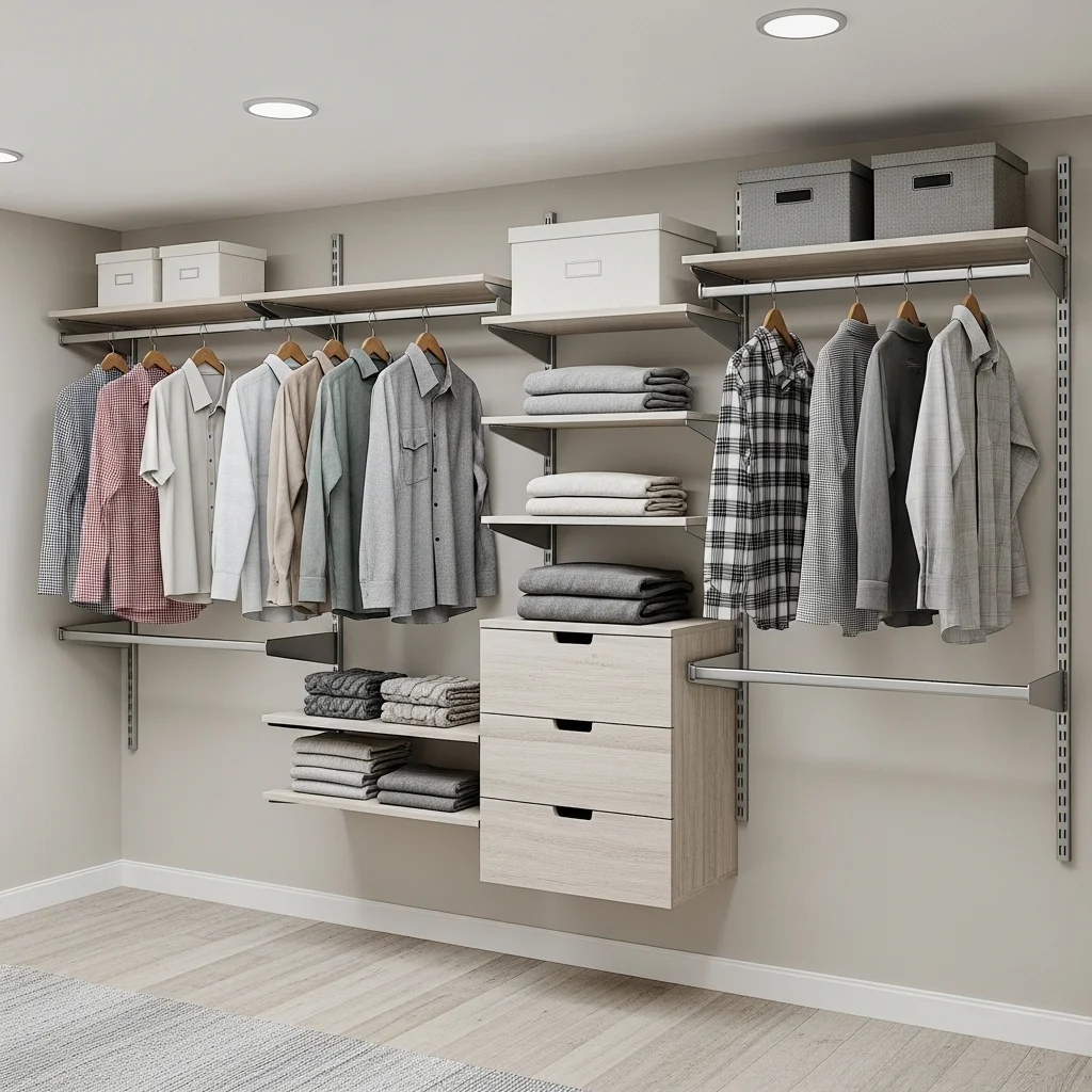 Add Wall-Mounted Closet Systems