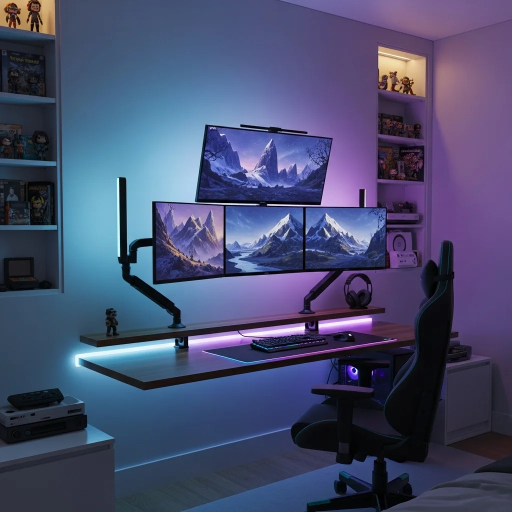 Add Wall-Mounted Monitor Arms